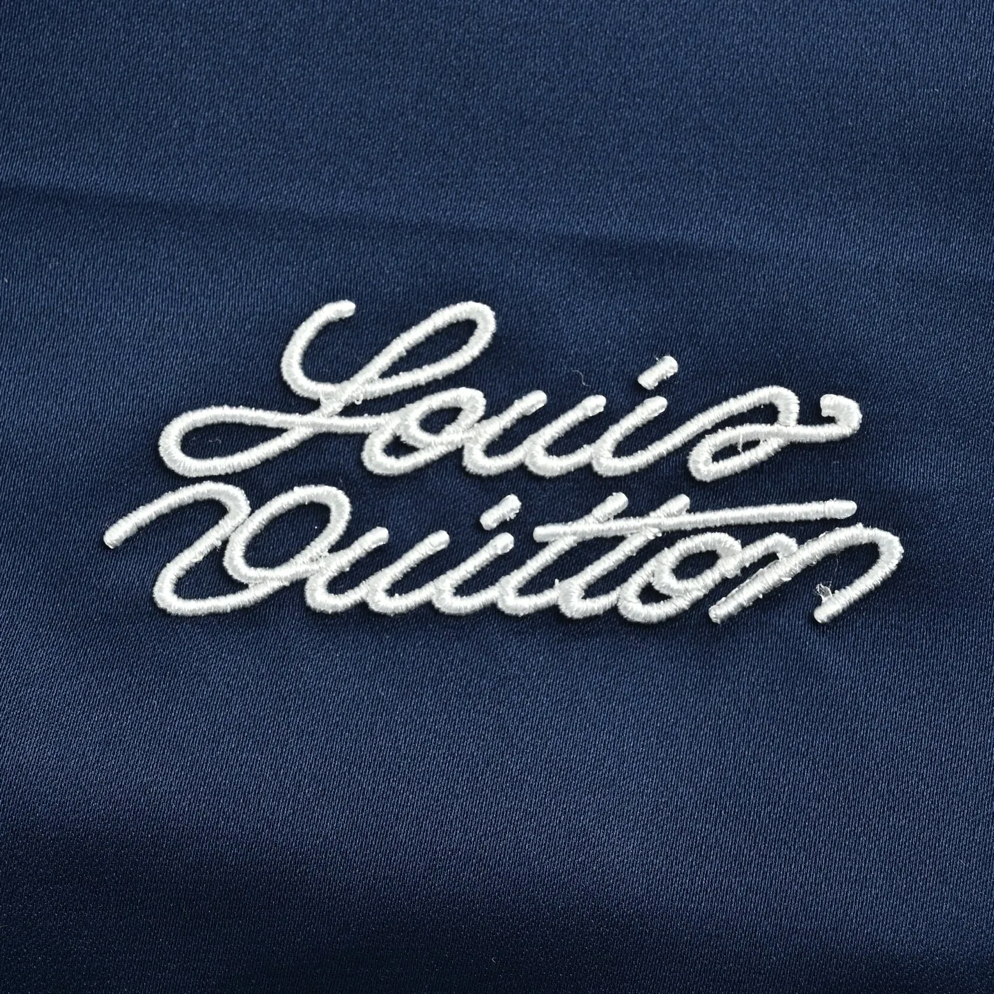Louis Vuitton/Louis Vuitton horse embroidered cotton baseball jacket